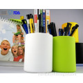 joyous festival best gift fresh color cylinder shape fresh silicone pen case